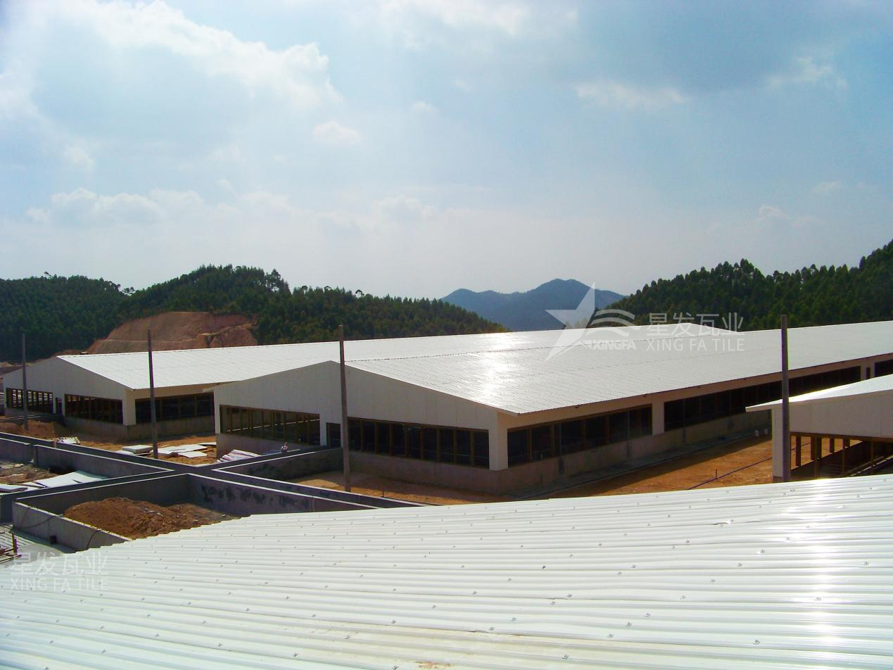 廈門合成樹脂瓦施工安裝用什么材料搭建架子，廈門鋼結構搭建樹脂瓦