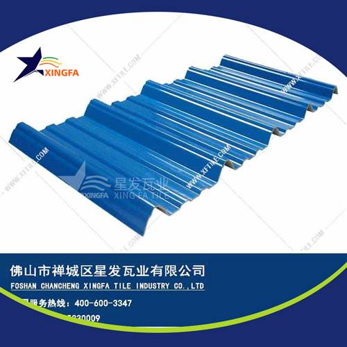 厚度3.0mm藍色900型PVC塑膠瓦 廈門工程鋼結構廠房防腐隔熱塑料瓦 pvc多層防腐瓦生產網上銷售